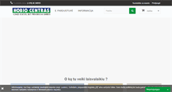 Desktop Screenshot of hobiocentras.lt
